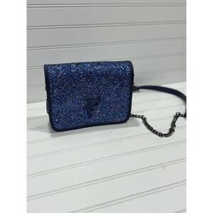 Fiorelli Nighttails Blue Small Crossbody Handbag Night Sky Sparkles **See Photos